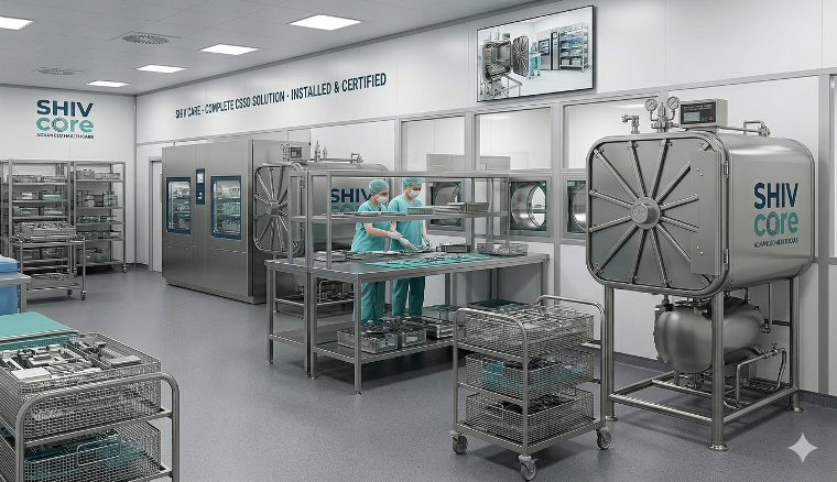SHIVcare complete CSSD sterilization system